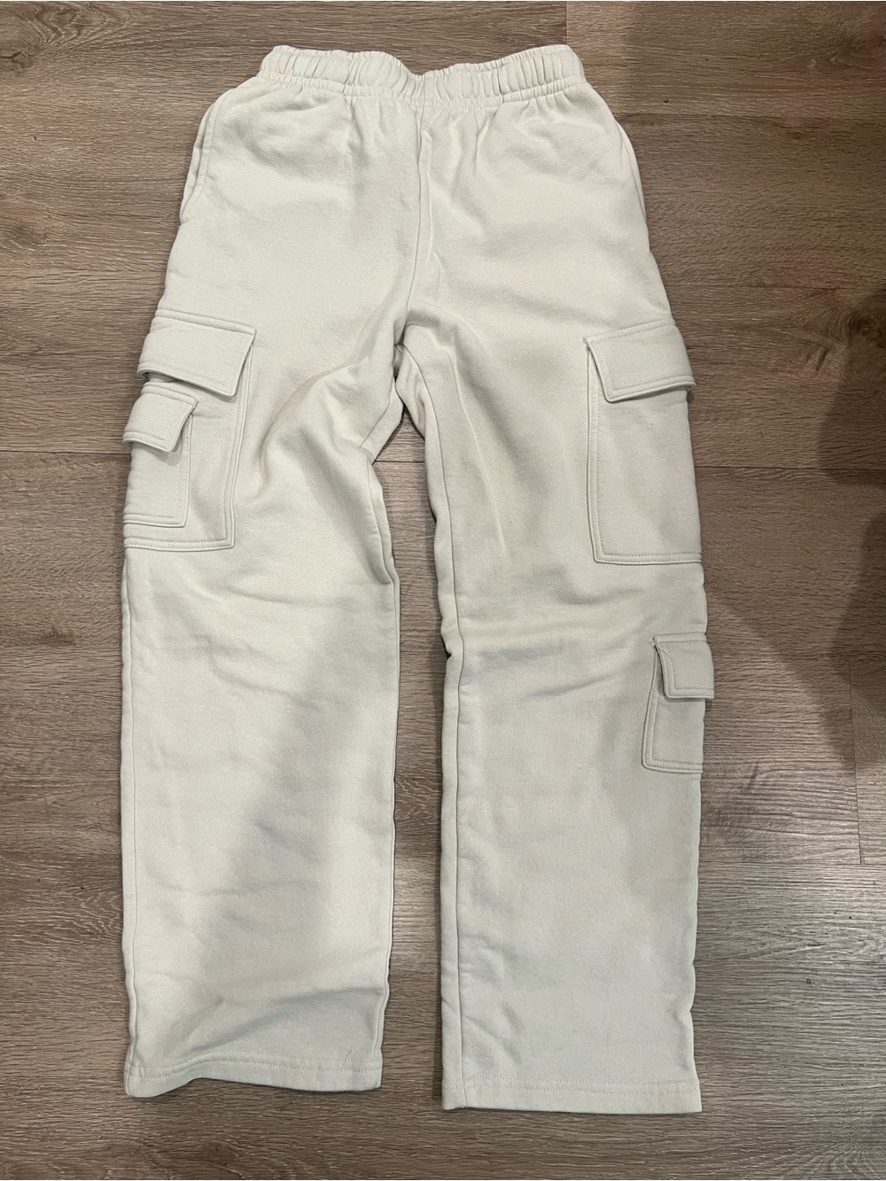 Garage Women's Cream Cargo Pants with Utility Pockets